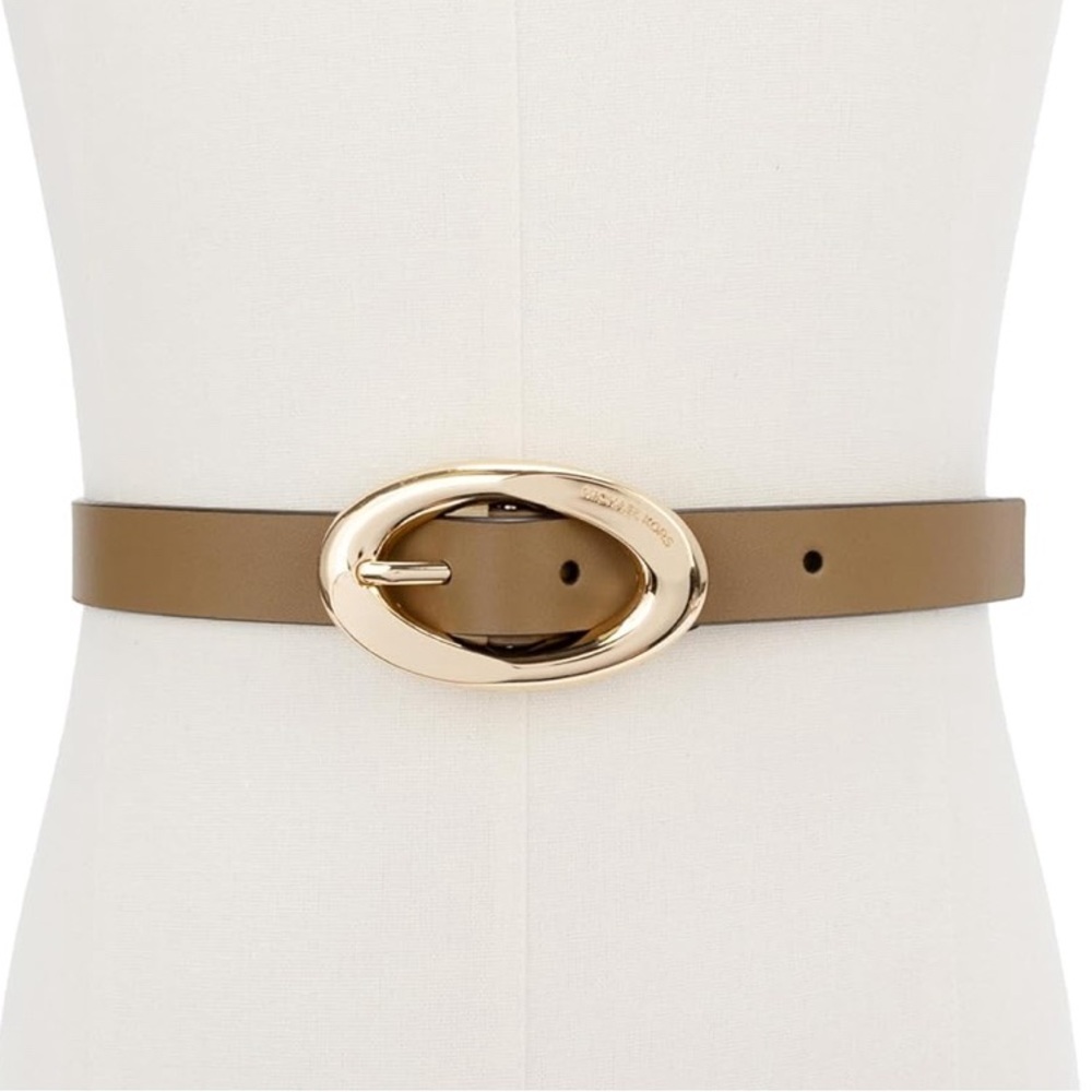 Michael Kors Women's Non-Reversible Leather Belt